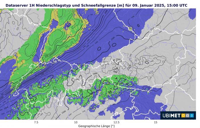 Semaine perturbée à venir (6 janvier 2025)