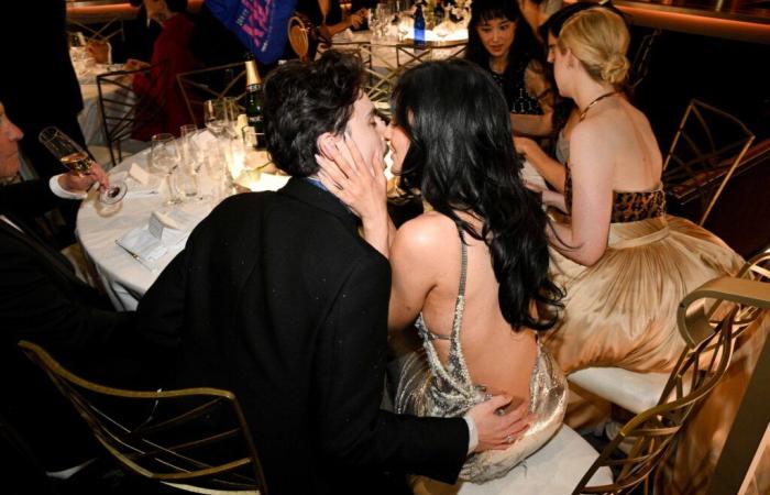 Épanchement d’amour pour Timothée Chalamet et Kylie Jenner aux Golden Globes