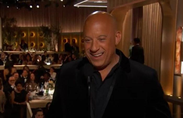 Aux Golden Globes, les retrouvailles de Vin Diesel et Dwayne Johnson amusent beaucoup les internautes