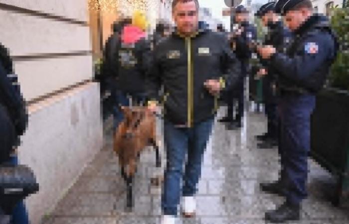 Les agriculteurs de la Coordination rurale tentent en vain de manifester à Paris