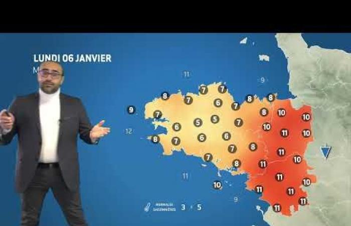 La météo pour votre lundi 6 janvier 2025 – Actualité météo