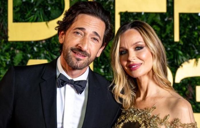 Adrien Brody remercie particulièrement sa petite amie Georgina Chapman en recevant son prix