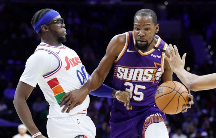 Les Suns trouvent suffisamment grâce au remaniement pour battre les 76ers épuisés