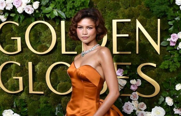 Zendaya fait sensation dans une robe glamour inspirée du « Old Hollywood » aux Golden Globes 2025