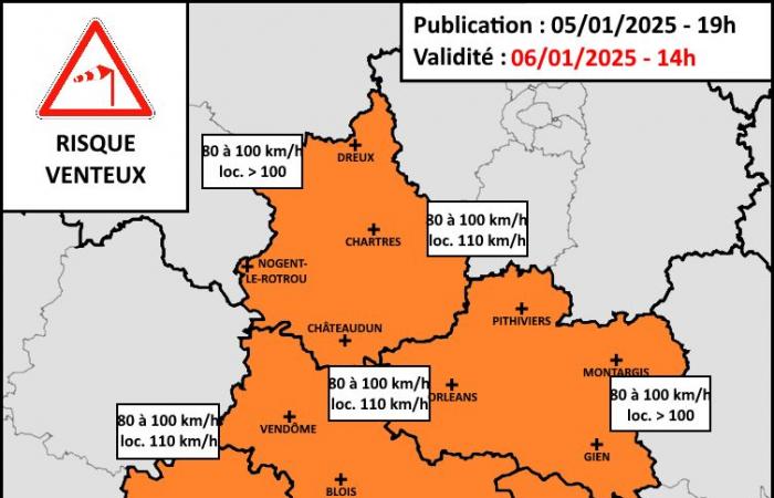 FORT COUP DE VENT CE LUNDI 6 JANVIER 2025 !