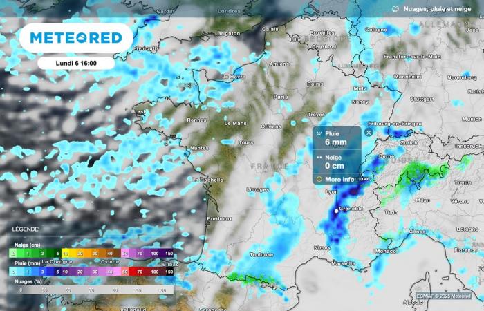 très fortes pluies prévues en France en lien avec la tempête Floriane. Que montrent nos cartes ?