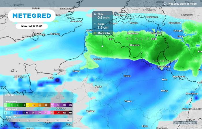 nouvelles chutes de neige attendues en milieu de semaine en France ! Quand ? Où pourrait-il neiger ?