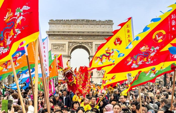 Défilé du Nouvel An chinois – Lunaire sur les Champs-Elysées 2025