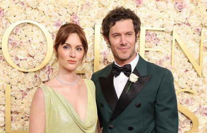 Adam Brody et Leighton Meester assistent aux Golden Globe Awards 2025