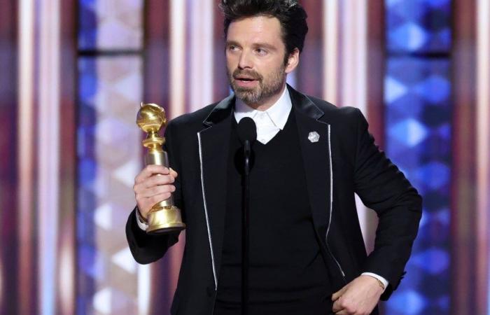 Sebastian Stan remporte le Golden Globe du meilleur acteur dans une comédie musicale ou une comédie