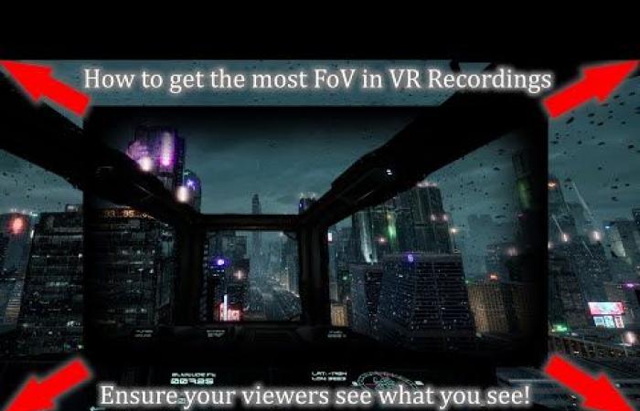 Réalité virtuelle (VR) : enregistrements sur SteamVR