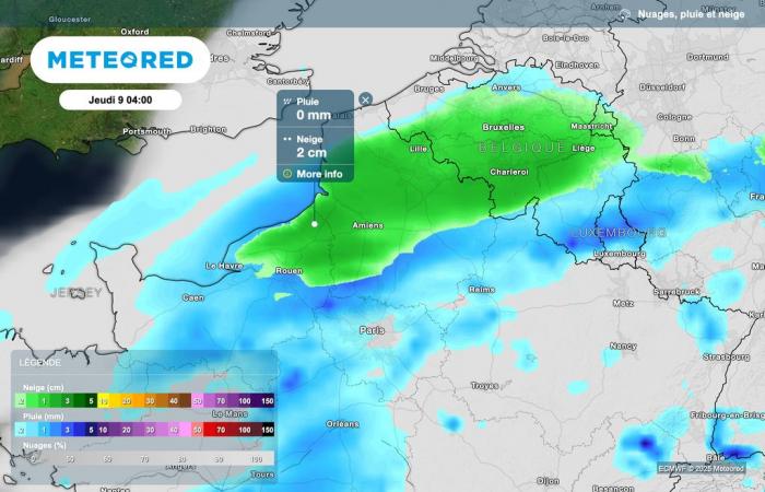 nouvelles chutes de neige attendues en milieu de semaine en France ! Quand ? Où pourrait-il neiger ?