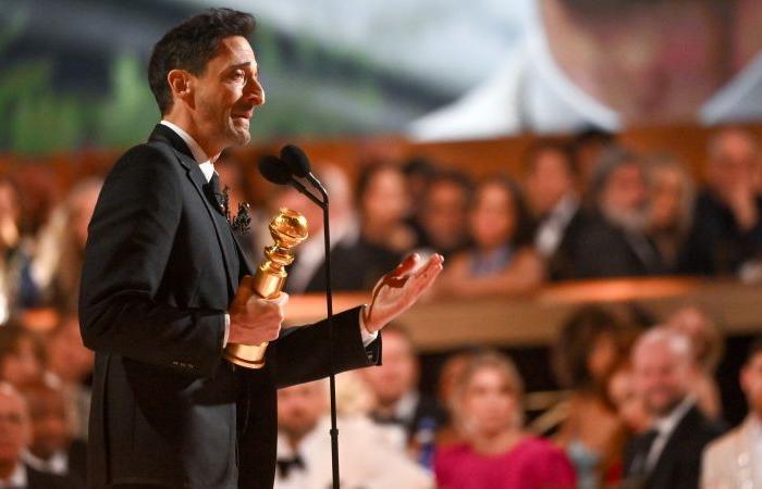 Adrien Brody dédie sa victoire au Globe pour “The Brutalist” à ses ancêtres immigrés