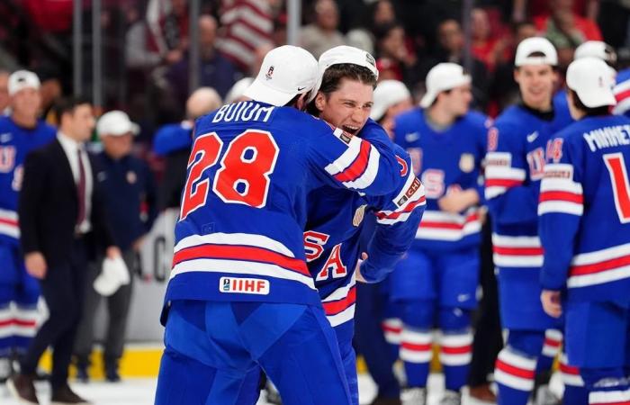 Les Américains battent la Finlande 4-3 pour remporter l’or au Mondial junior