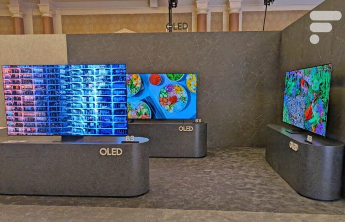 Samsung officialise trois nouvelles séries de TV OLED pour 2025 : S95F, S90F et S85F