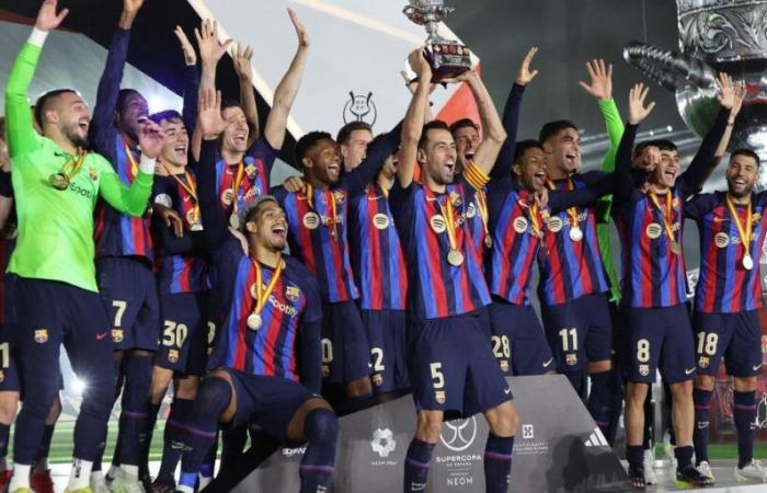 Le Barça atteint la Super Coupe avec un bilan totalement égal