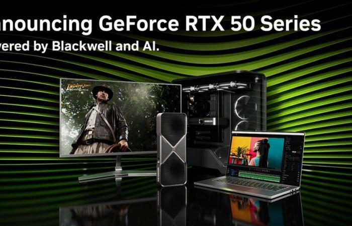 Les nouvelles cartes graphiques et ordinateurs portables GeForce RTX série 50 alimentés par NVIDIA Blackwell apportent des capacités révolutionnaires d’IA et de rendu neuronal aux joueurs et aux créateurs