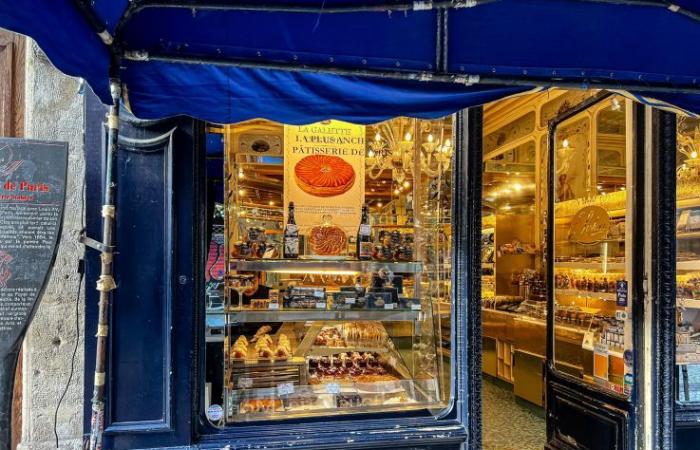 Traditional Galette des Rois from Stohrer 2025, the essential frangipane galette