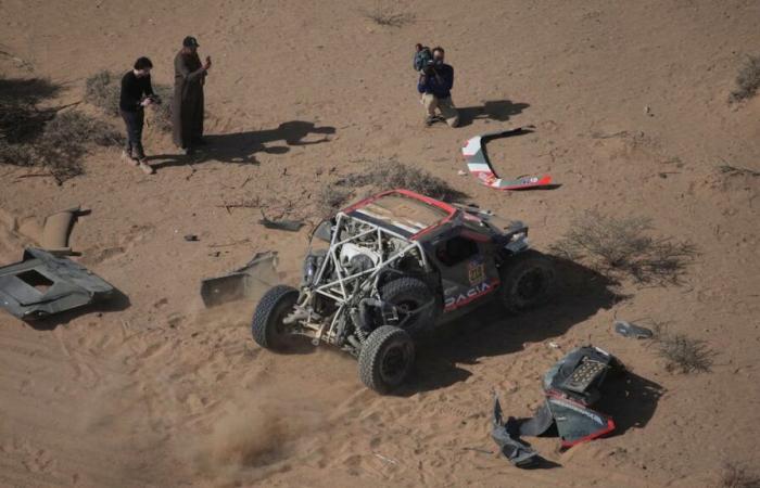 L’accident spectaculaire de Sébastien Loeb au Dakar