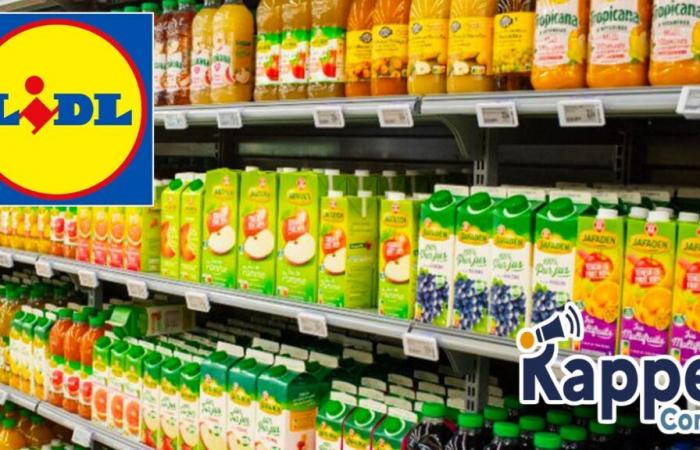 Ce jus de fruit très populaire fait l’objet d’un rappel massif de produits chez Lidl