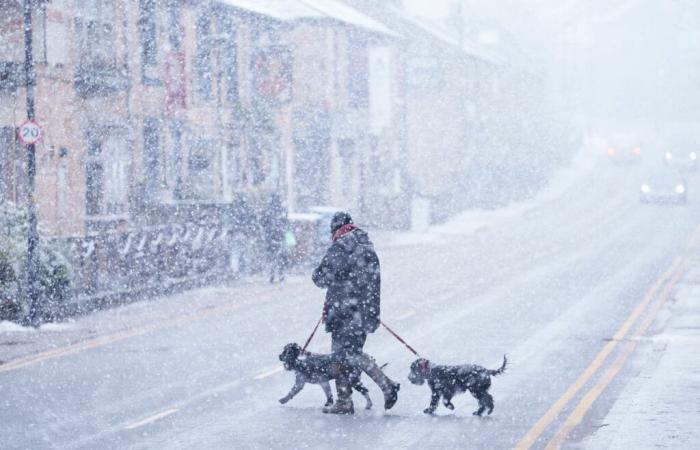 Avertissement de neige pour Londres alors que le Royaume-Uni se prépare à une chute des températures jusqu’à -20 °C au milieu des alertes sanitaires : météo en direct