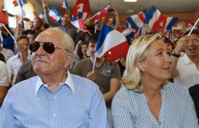 Entre « amour » et rupture, les relations sinueuses entre Jean-Marie et Marine Le Pen