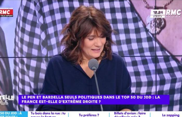 Estelle Denis conférée en direct par un téléspectateur dans Estelle Midi (VIDEO)