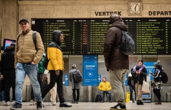 Le personnel de la SNCB sera en grève le lundi 13 janvier