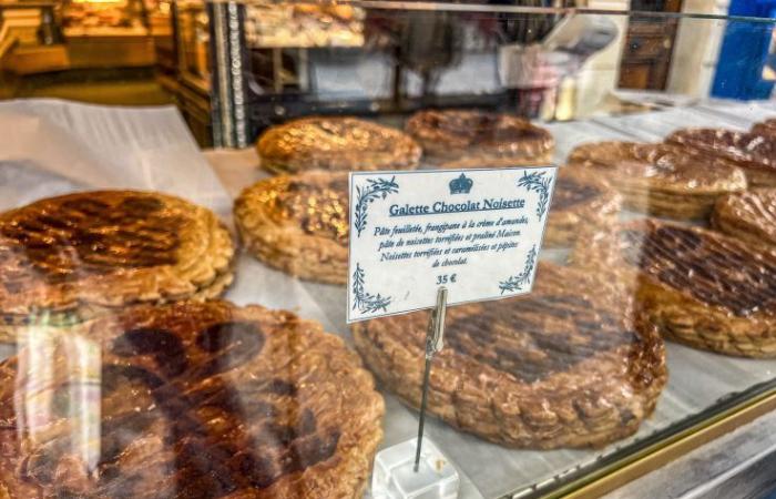 Traditional Galette des Rois from Stohrer 2025, the essential frangipane galette