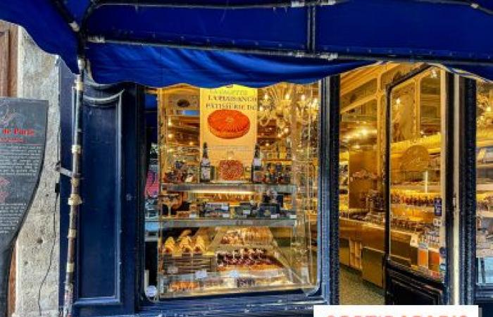 Traditional Galette des Rois from Stohrer 2025, the essential frangipane galette