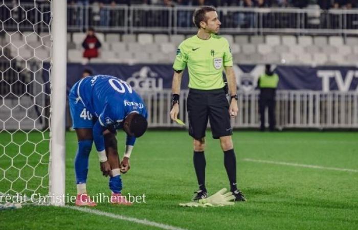 gobelets lancés sur l’arbitre au retour des vestiaires et expulsions