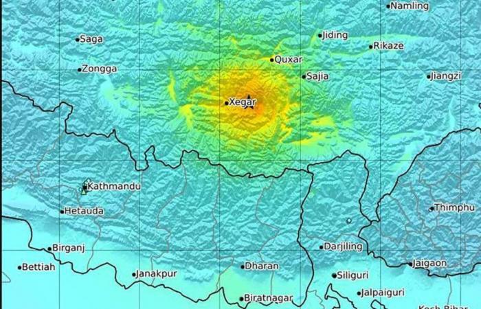 Un puissant séisme fait des dizaines de morts dans la région himalayenne du Tibet