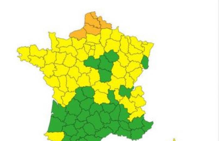 deux départements d’Île-de-France en alerte jaune ce mercredi