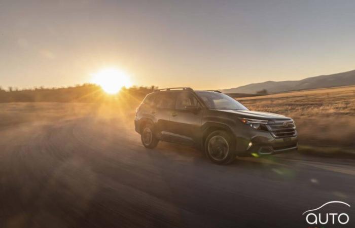 Subaru lancera la Forester hybride au Canada en 2025, un an plus tôt que prévu