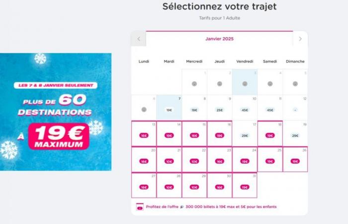 Tarifs gelés sur les trains TGV et Ouigo : les billets sont à 19 € max pour 2 jours, jusqu’au 8 janvier 2025