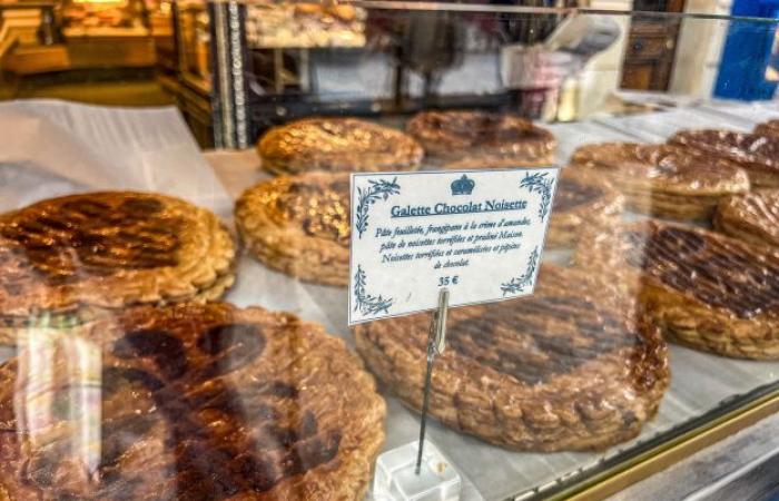 Traditional Galette des Rois from Stohrer 2025, the essential frangipane galette