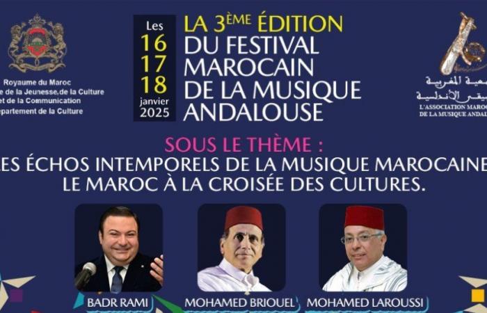 Le Festival de musique marocaine andalouse revient les 17 et 18 janvier