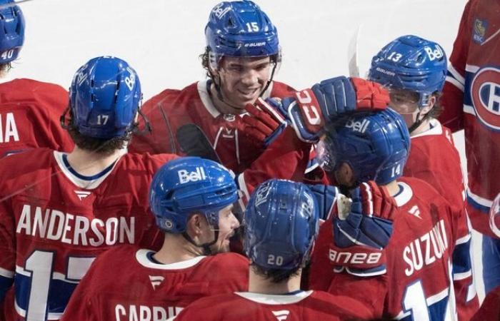 Mené par Hutson, le Canadien bat les Canucks 5-4 en prolongation