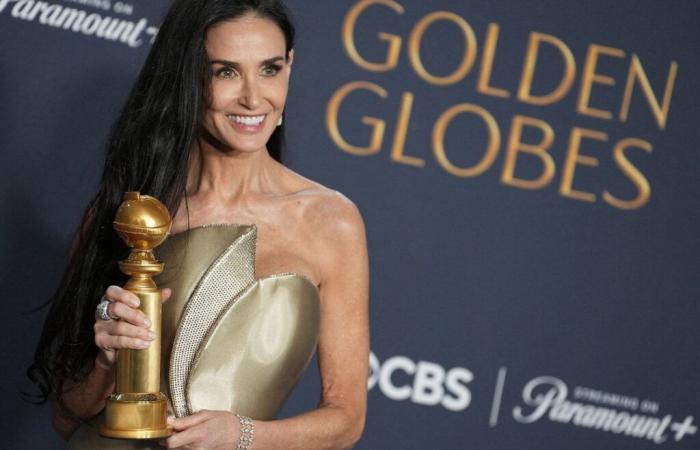 Demi Moore “toujours sous le choc” de sa victoire aux Golden Globes, elle partage sa joie