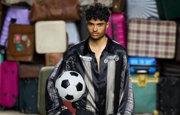 Le football omniprésent dans les collections de mode