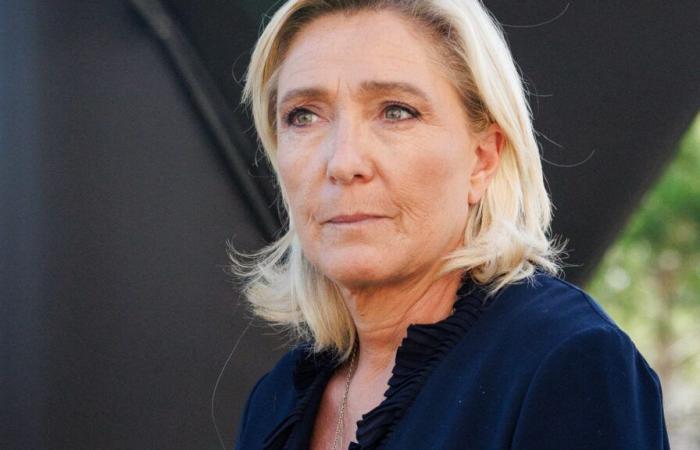 Marine Le Pen a appris la nouvelle dans l’avion revenant de Mayotte