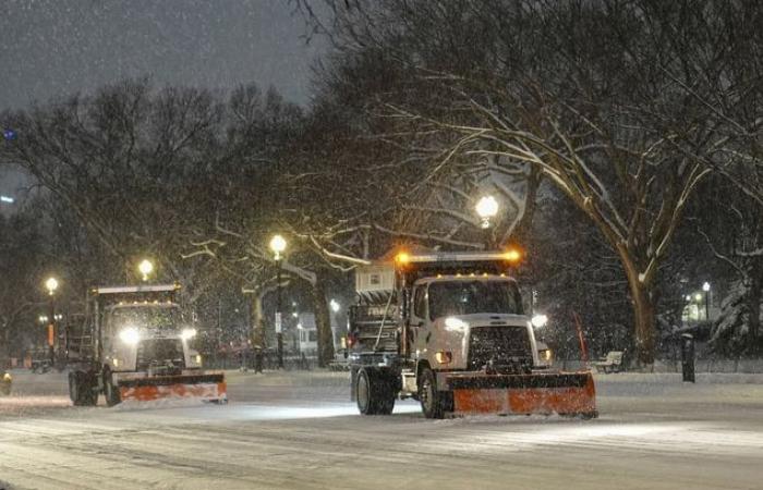 Washington sous la neige, -18°C… Photos de la tempête hivernale aux Etats-Unis