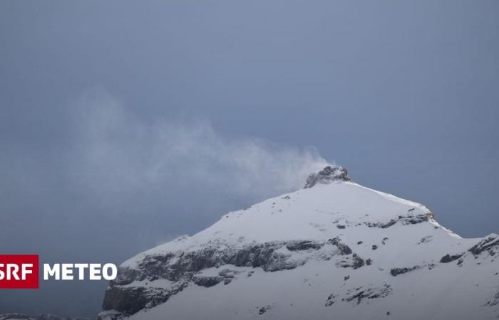 Changements météorologiques extrêmes – tempête de foehn et températures sur les montagnes russes – météo