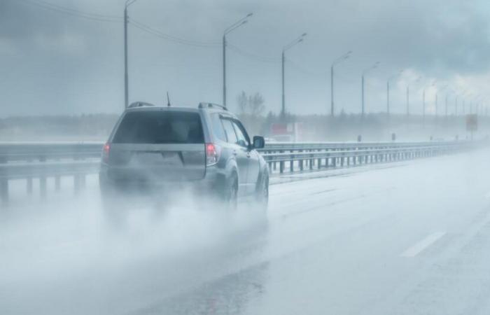 de la pluie et du grésil tomberont sur une grande partie du territoire