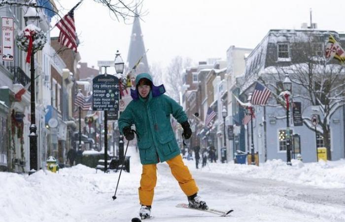 Washington sous la neige, -18°C… Photos de la tempête hivernale aux Etats-Unis