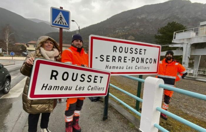 Hautes-Alpes. Rousset became Rousset Serre-ponçon