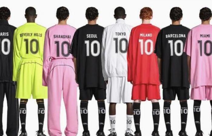 Le football omniprésent dans les collections de mode