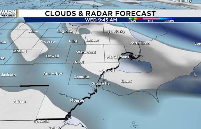 D’autres flocons de neige sont attendus dans la région métropolitaine de Détroit mercredi ; pas de répit dans les températures froides