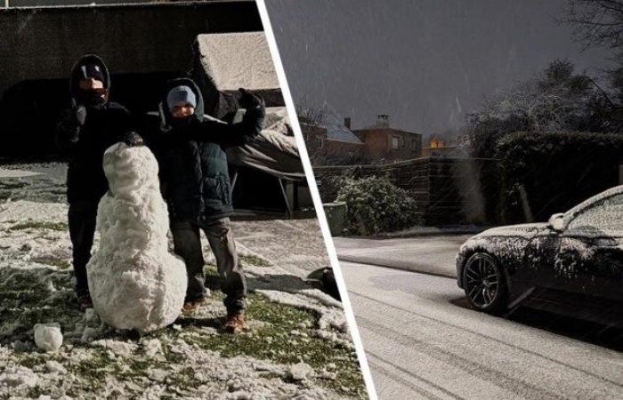 « Restez chez vous si vous le pouvez. Localement, jusqu’à 15 centimètres de neige peuvent tomber » (Hasselt)