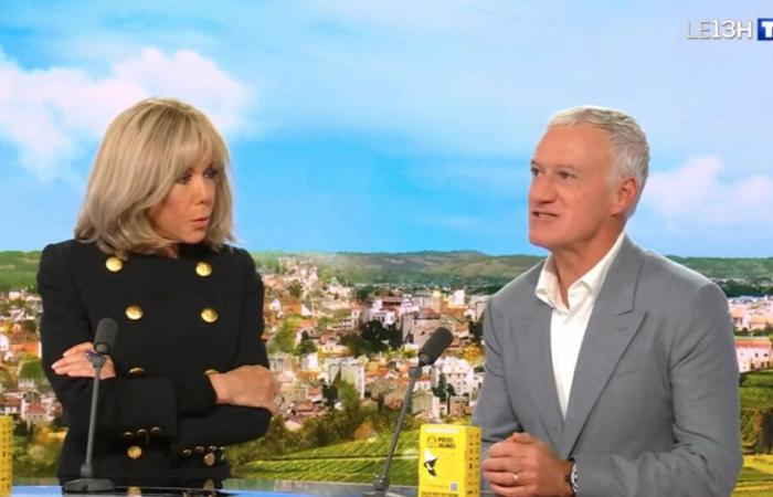 Brigitte Macron chante les louanges de Didier Deschamps, il est dans ses petites chaussures